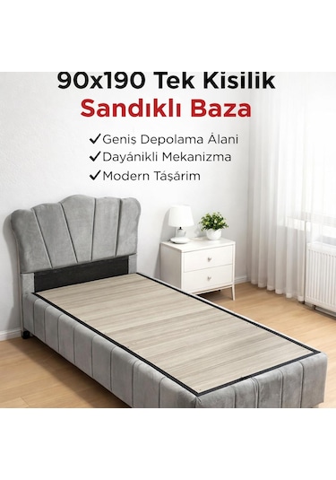 Tek Kişilik Profil Baza Başlık 90x190 Ölçüsünde 90 x 190 CM