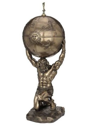 Wise Biblolar - Atlas Biblo 31x27x64 Cm Dekoratif Obje Mitoloji & Tarih 0