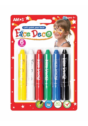Amos Yüz Boyası - 6 Renk