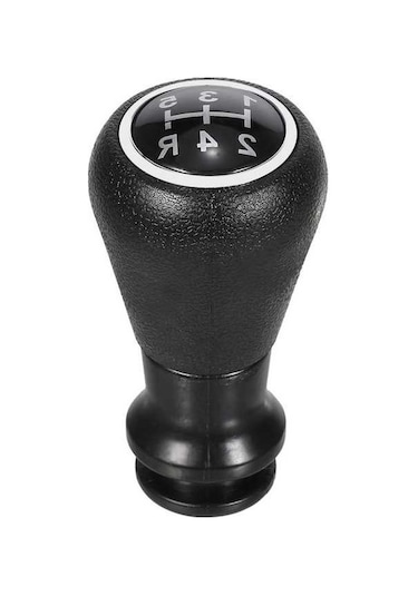 Didadodo 5 Vitesli Topuz - Siyah Kauçuk & Plastik - Peugeot İçin Uygun, Yüksek Kaliteli Siyah