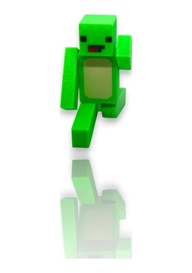 Loy3d Minecraft - Mikey Ve Jj 12 Cm Oynar Kol Ve Bacak, Boya Yok 1