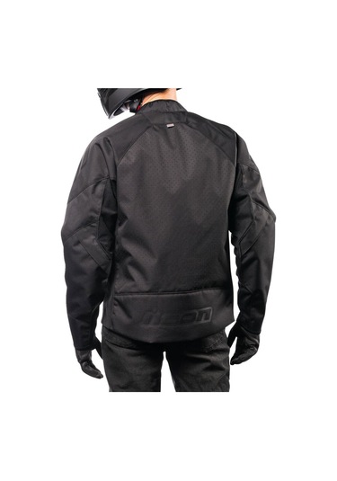 Icon Hooligan Korumalı Motosiklet Montu Siyah