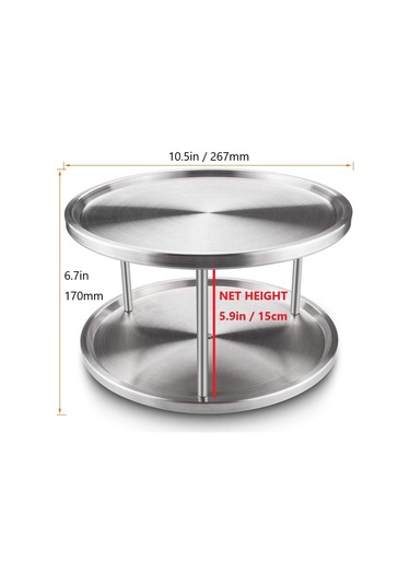 Mutfak Depolaması İçin Çok İşlevli Döner Baharat Rafı, Döner -