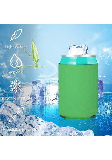 6 Adet Partiyle Uyumlu, Yalıtımlı Katlanabilir Bira Şişe Soğutucuları, 330 Ml Şişeler Çok Renkli