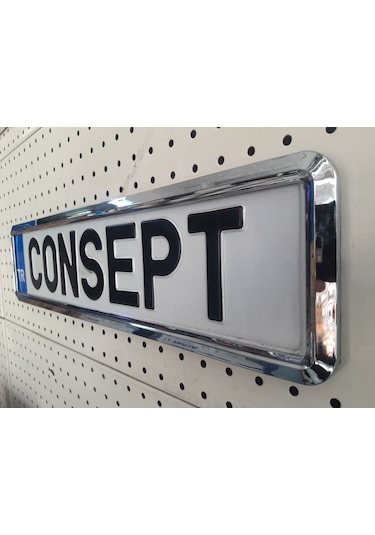 Consept Yeni Nesil Krom Plakalık 2adet Consept