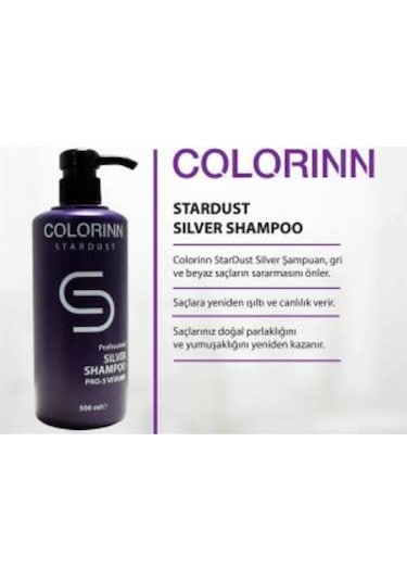 Colorinn Stardust Silver Şampuan 500 ML