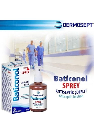 Dermosept Baticonol Antiseptik Sprey 100 ML