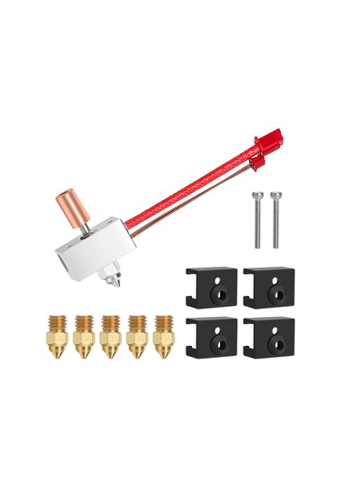 Gatherco Sprite Ekstruder Yükseltme Isıtıcı Bloğu Kiti Yüksek Sıcaklık 300 Titanyum Isı Kesici Ender 3 S1/ender3 S1 Pro İçin