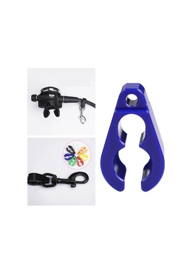 Ganzhoushop Şnorkel Klipsi Mavi Hortum Dalış Ekipmanı Hafif Ve Pratik