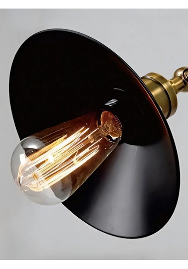 Yonlux Duvara Monte Lamba, Yatak Odası, Antre, Loft İçin E27contacto 443782448 Siyah