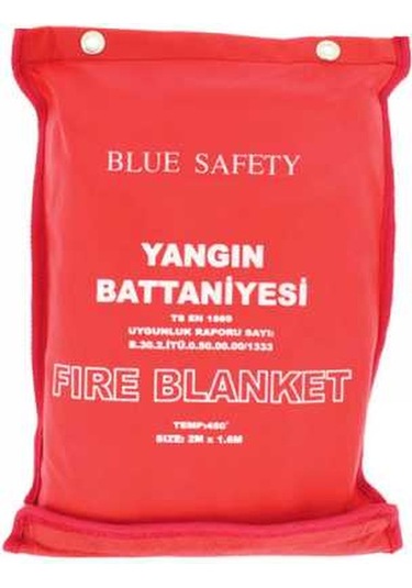 Blue Saffety Yangın Battaniyesi 150X180