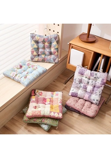 Maxaccess Renkli Desenli Yastık Kılıfı - Esnek, Yumuşak, Rahat, Kırmızı Örgü Ofis Koltuğu Minderi Kırmızı Izgara