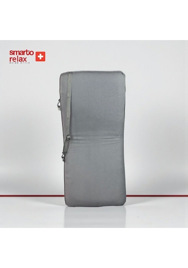 Smarto Relax Marine Tekne Şezlong Minderi Suya Dayanıklı Gri