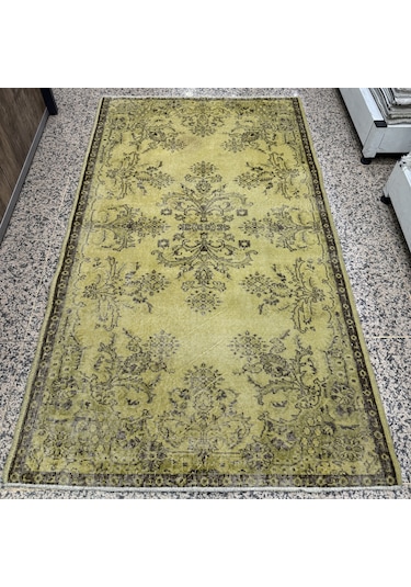 Hoom Rugs Vintage Sarı 117x210 2,45 M2 Vintage Halı Sarı