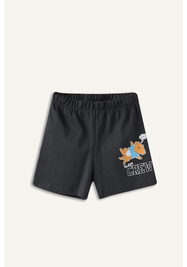 Defacto Baskılı 2li Pijama Takımı Erkek Bebek H4026a526hsar202 Antrasit-ar202