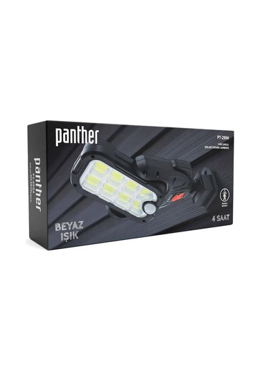 Panther Pt-2994 Güneş Panelli Sensörlü Sokak Lambası Diğer