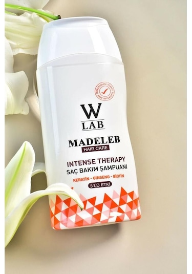 W-Lab Cosmetics Madeleb Intense Therapy Keratin Şampuan 300 ML