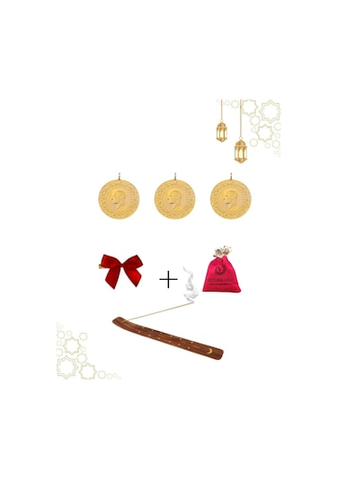 Vıctorıa Gold 3 Adet Çeyrek Altın -hediyeli Eski Tarihli Kulplu 22 Ayar