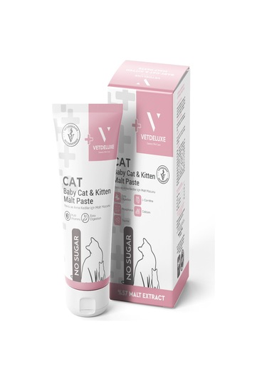 Vetdeluxe Babycat Kitten Malte Tüy Yumağı Önleyici Yavru Hamile ve Emziren 100 G