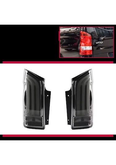 Autogp Mercedes Vito Stop Lambası Ledli Maybach Smoke W447 2016 / 2019 Bzvw447l2s