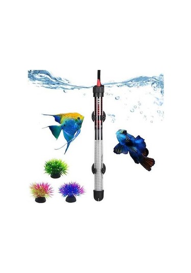 Pazly Springsun Su Geçirmez Akvaryum Isıtıcı - 20-34 C, 25w-300w Seçenekleri, Ayarlanabilir Sıcaklık