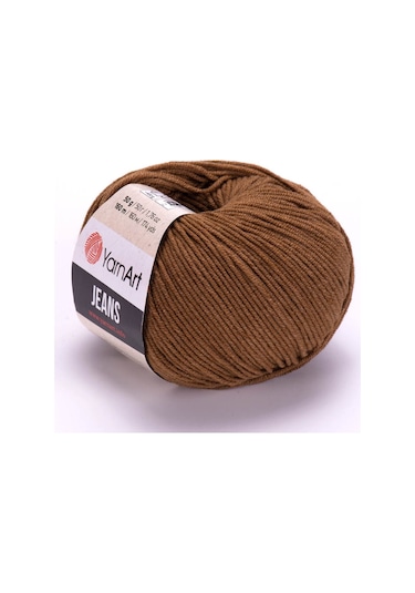 Jeans Amigurimi & Motif El Örgü İpi - 40 Kahve