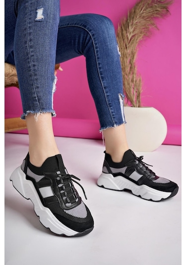 Muggo Sepho Garantili Günlük Yürüyüş Koşu Yüksek Taban Rahat Kadın Sneaker Spor Ayakkabı 001 Muggo Sepho Garantili Günlük Yürüyüş Koşu Yüksek Taban Rahat Kadın Sneaker Spor Ayakkabı 001