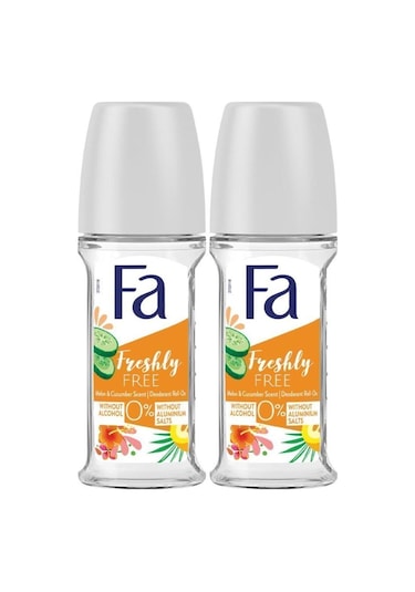 Fa Freshly Free Salatalık & Kavun Kadın Roll-On Deodorant 2 x 50 ML