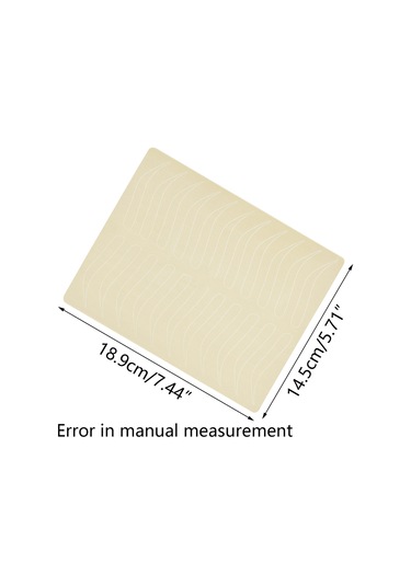 Gajeena Profesyonel Mikroblading Eğitim Derisi - 10 Çift Kaş Şekilli, Çift Taraflı Kullanım