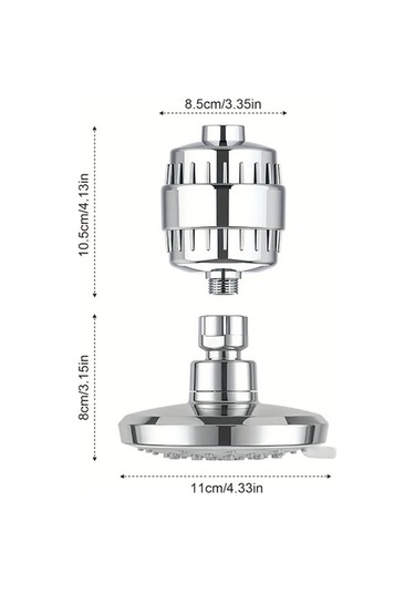 Fastbuy Challenger Simli 5 İnk. El Duş Başlığı, 5 Hız, Sızdırmaz, Tıkanmaz