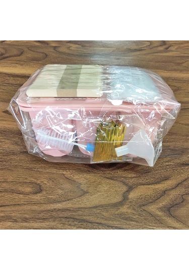 Yuntech01 Pembe 12'li Silikon Dondurma Kalıbı - Yemek Grade Materyal, Kolay Kullanım, Evde Evde Dondurma Ve Buz Çubuğu Yapımı Seti Aksesuarlar Ve Opp İle Çok Renkli