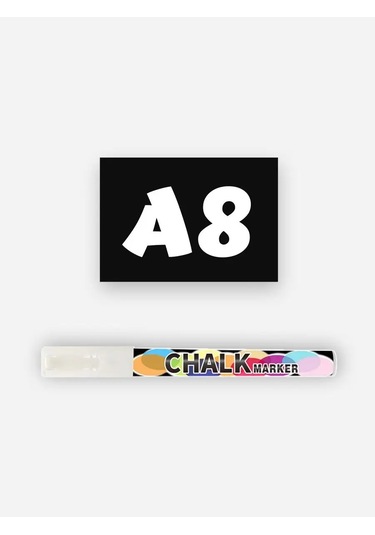 Psmtorg Siyah Tebeşir Etiket Ve İşaretleyici 48443959 Diğer