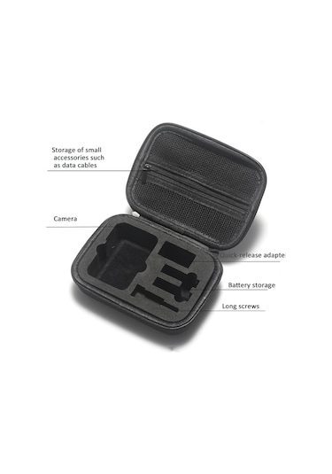 Djı Osmo Action 5 Pro / Action 4 / Action 3 Kamera Saklama Çantası Sert Kabuk Koruyucu Kılıf İçin
