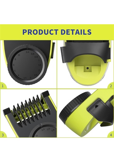 Xiaaokeji Philips Elektrikli Düzeltici Tıraş Makinesi 14 Uzunluk Ayarlanabilir Kılavuz Tarak