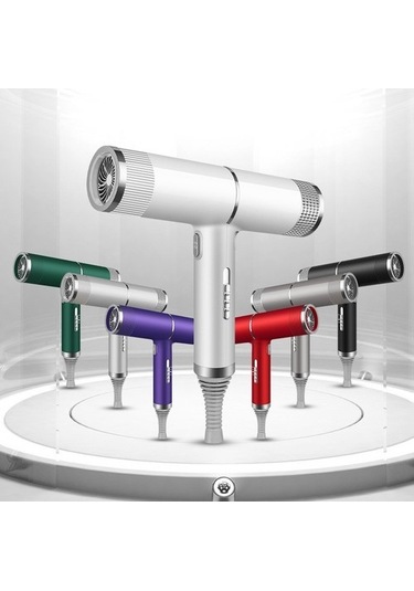 Joyhub Saç Bakımı Için Mavi Işıklı T Saplı Yüksek Rüzgar Güçlü Saç Kurutma Makinesi Ndou0t