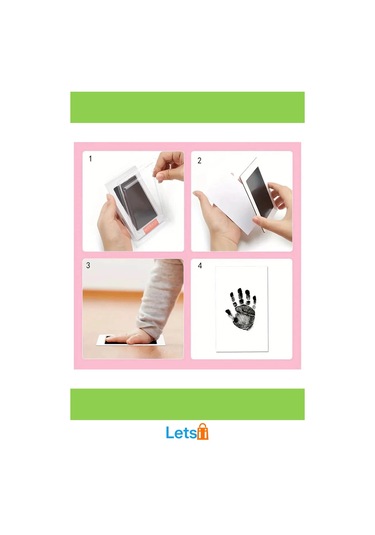 Kedi Köpek Pati İzi Fotoğraf Çerçevesi Seti Toksik Olmayan Mürekkepsiz Baskı Kiti