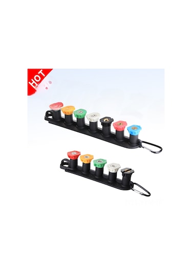 Geeksen Yüksek Basınçlı Çelik Fön Şekilli Sprey, 7 Renkli Taban Kilitli Ayna, Araba Yıkama Ve Temizlik İçin Uygun