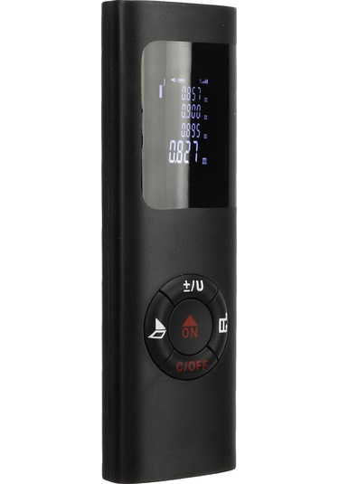 Gajeena 60 Metre Mesafe Ölçer, Usb Şarjlı, Çoklu Birim Desteği, Yüksek Hassasiyetli, Siyah Alüminyum, Geri Işık Ekranlı
