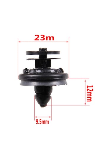 Ford Focus Kapı Döşeme Klipsi 2005-2011 10 Adetli Paket W709004s300