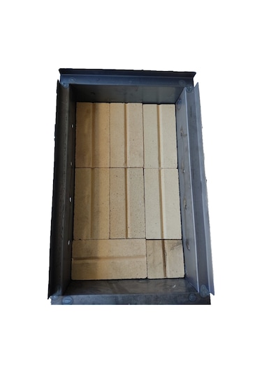 Ateş Tuğlalı Steak Döküm Izgaralı Mangal