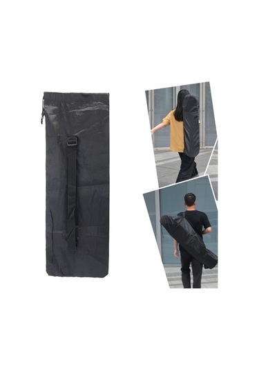 Pazly Suntek Su Geçirmez Longboard Ve Kaykay Çantası Balık 122x38cm Siyah Siyah