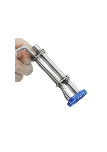 Vkemall Silindir Piston Kolu Conta Montaj Seti - Paslanmaz Çelik, 3 Parça, 23.5x13x6cm, 438g