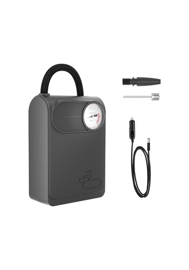 Yaozixa Siyah Kablolu Mekanik Sürgülü Akıllı Araç Pompa - Hızlı Enflasyon, Basınç Kontrolü, Taşınabilir Tasarım