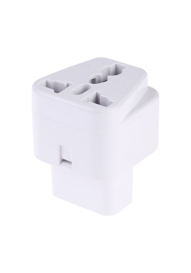 Taşınabilir Evrensel Soket - C14 Erkek Fiş Ups Pdu Apc Bilgisayar Sunucusu Güç Adaptörü Seyahat Şarj Cihazı Beyaz