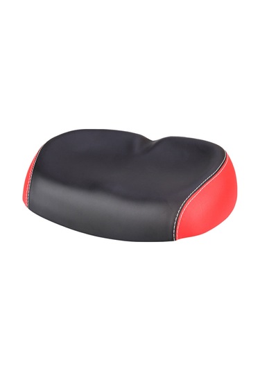 Moveevo Ergonomik Geniş Burunsuz Bisiklet Jotu - Pu Materyal, Şok Emici, Uzun Sürüşler İçin Konforlu Siyah-kırmızı Çok Renkli
