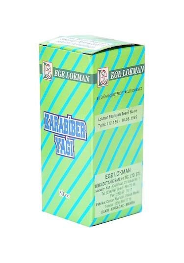 Ege Lokman Karabiber Yağı 50 ML
