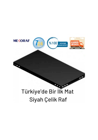 Mekoraf Mekoraf Mat Siyah 31X93 / 43X93 /2 Metre /2.5 Metre Raf