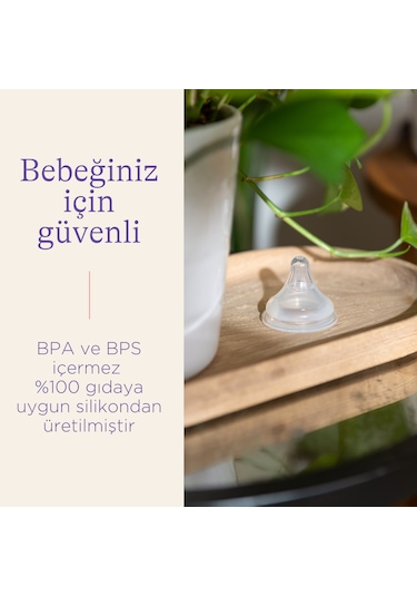 Lansinoh Natural Wave Biberon Ucu  Emziği Orta Akış