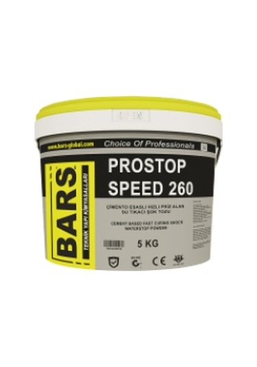 Bars Çimento Esaslı Hızlı Priz Alan Şok Su Tıkaç Tozu 5 Kg.