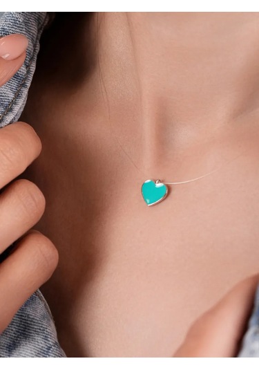 Lucente Balıkçılık İpi Kolye Kalp 925 Ayar Gümüş 387668433 Gümüş